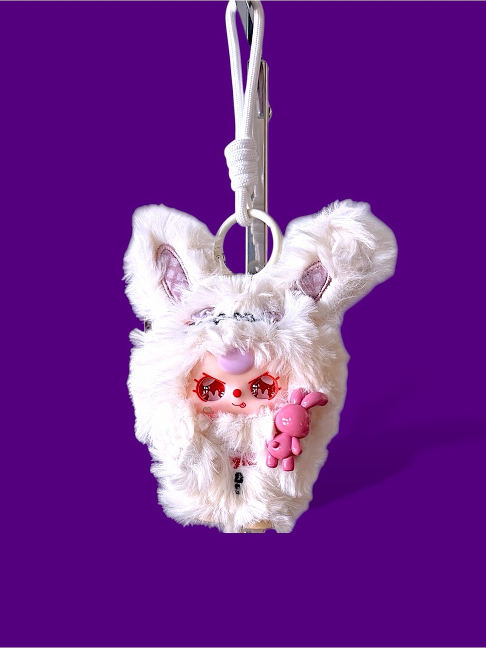 Baby Three Weirdly Adorable Series Mini Plush Pendant Rabbit